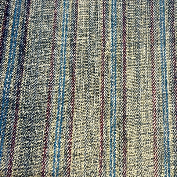 Current/Elliott Striped Blue Ankle Jeans ๐ - Picture 5 of 8